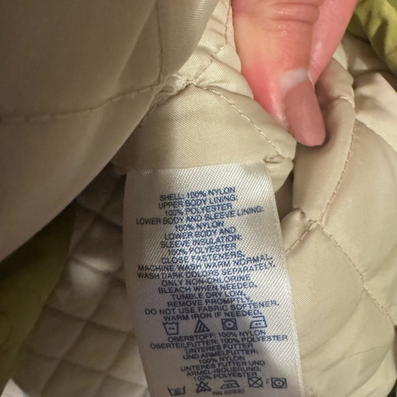 Women’s Lands’ End Insulated Coat Detachable Hood Size Large - Picture 7 of 8